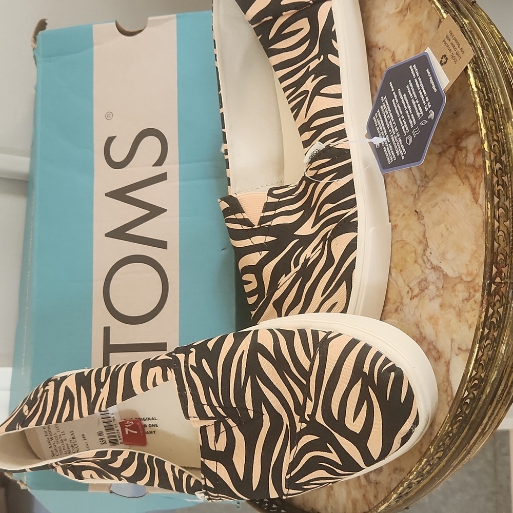 Tom's Palma Zebra Wrap Shoes